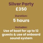 narrowboat rental london - Silver package